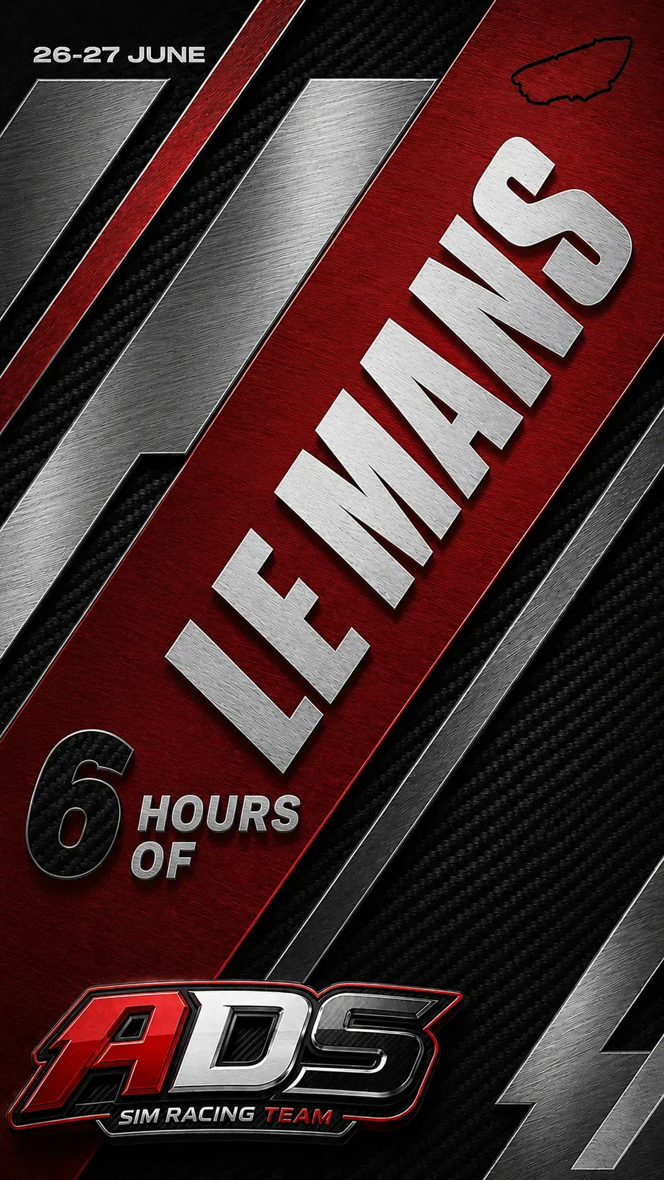 Affiche 6H du Mans ADS
