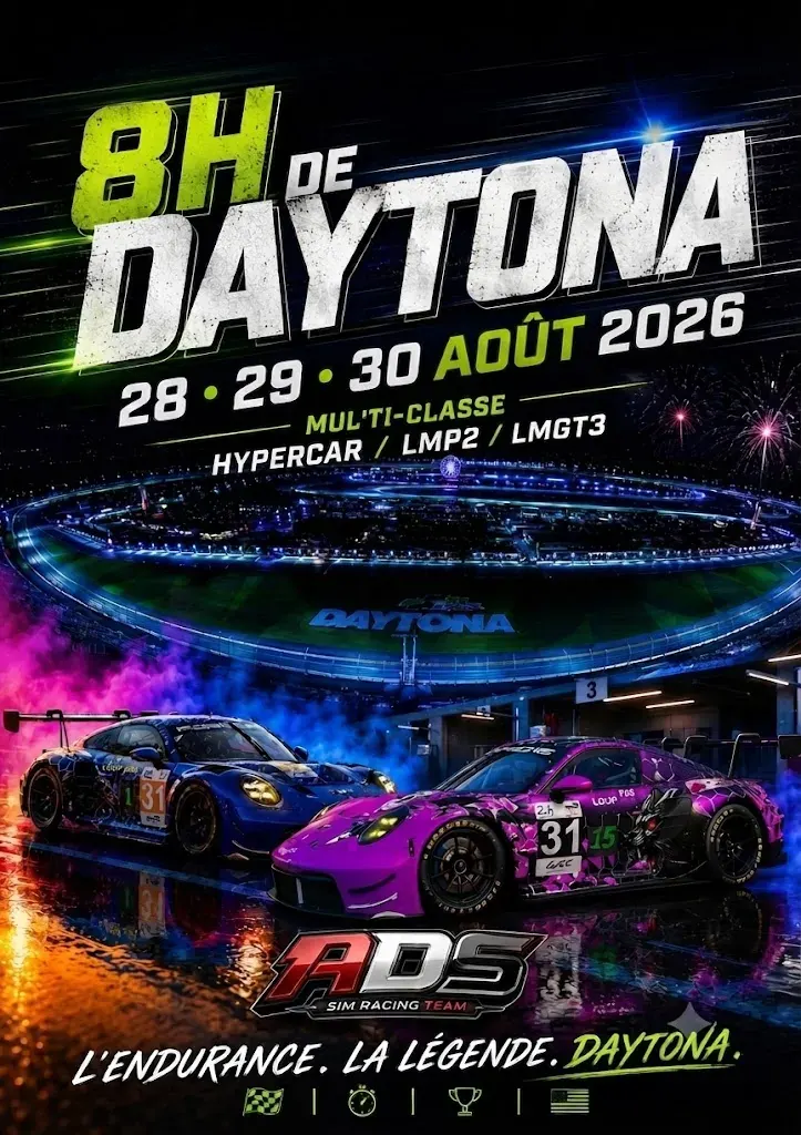 Affiche 8H Daytona