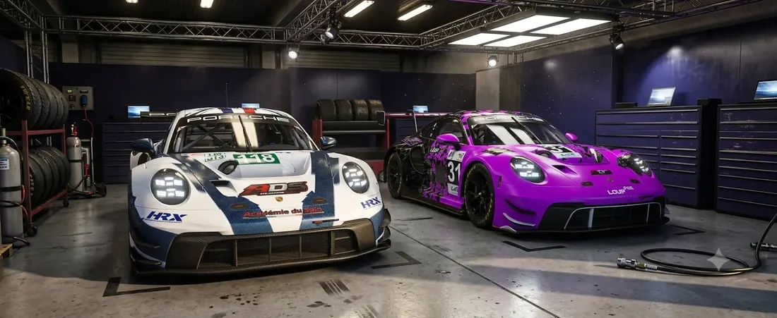 Garage ADS, Porsche et Lamborghini